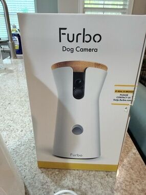 Furbo Dog Camera - White with Tan Top